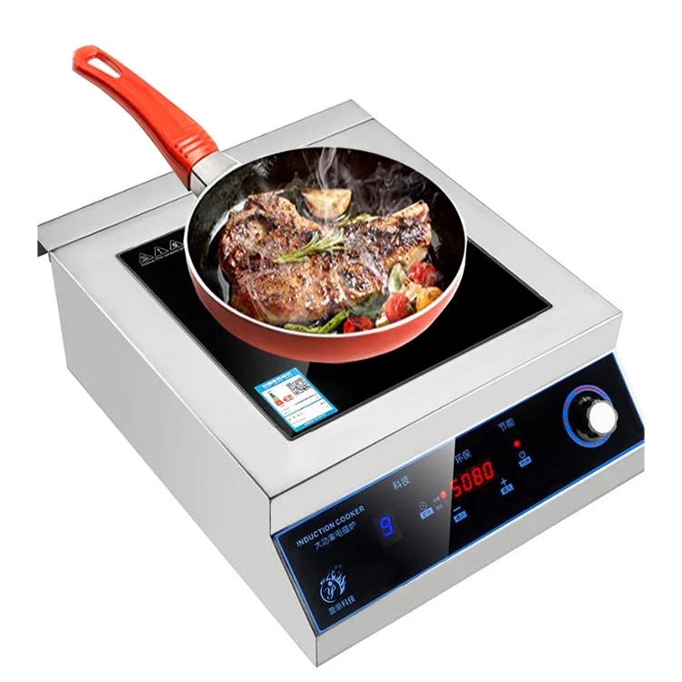 Professional Commercial Induction Cooker 5000W High Power Household Restaurant Used