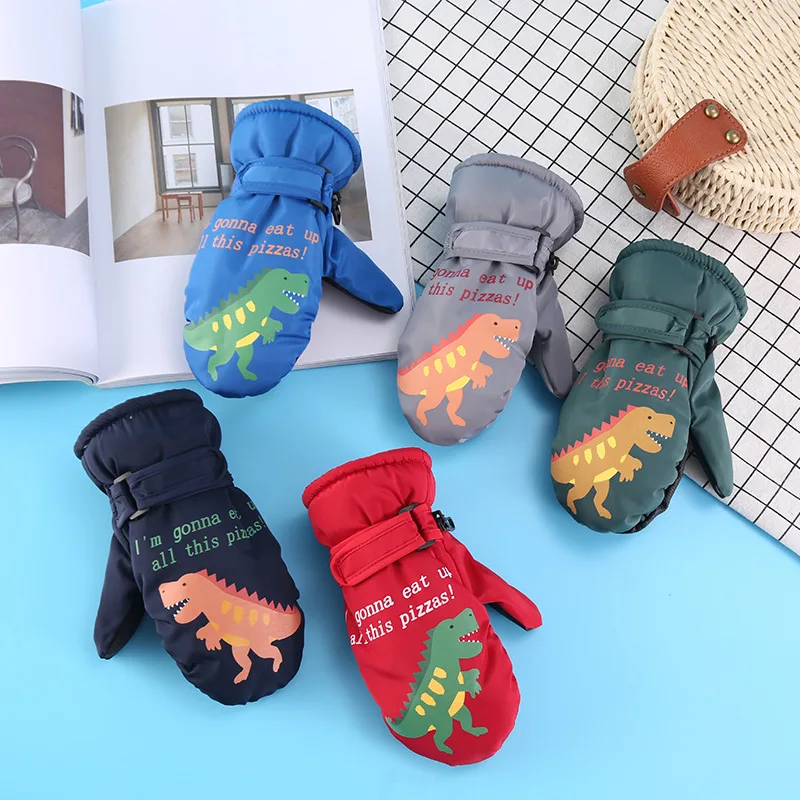 Children Toddler Infant baby mittens Thinsulate cute animal pattern winter mittens