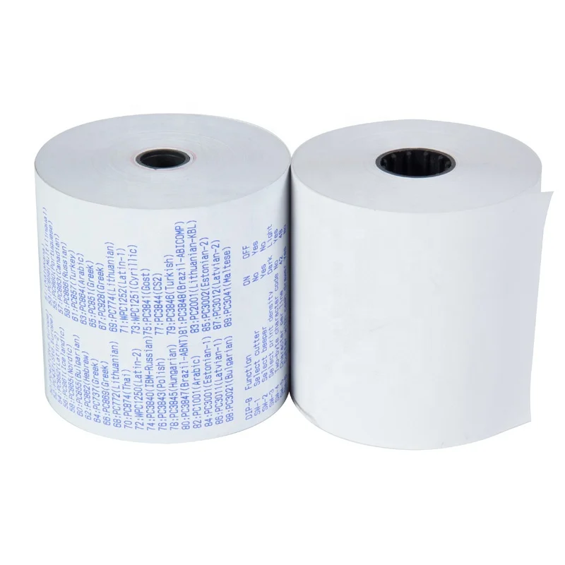 Cash Register Receipt Paper 80x80 80x70 80x60