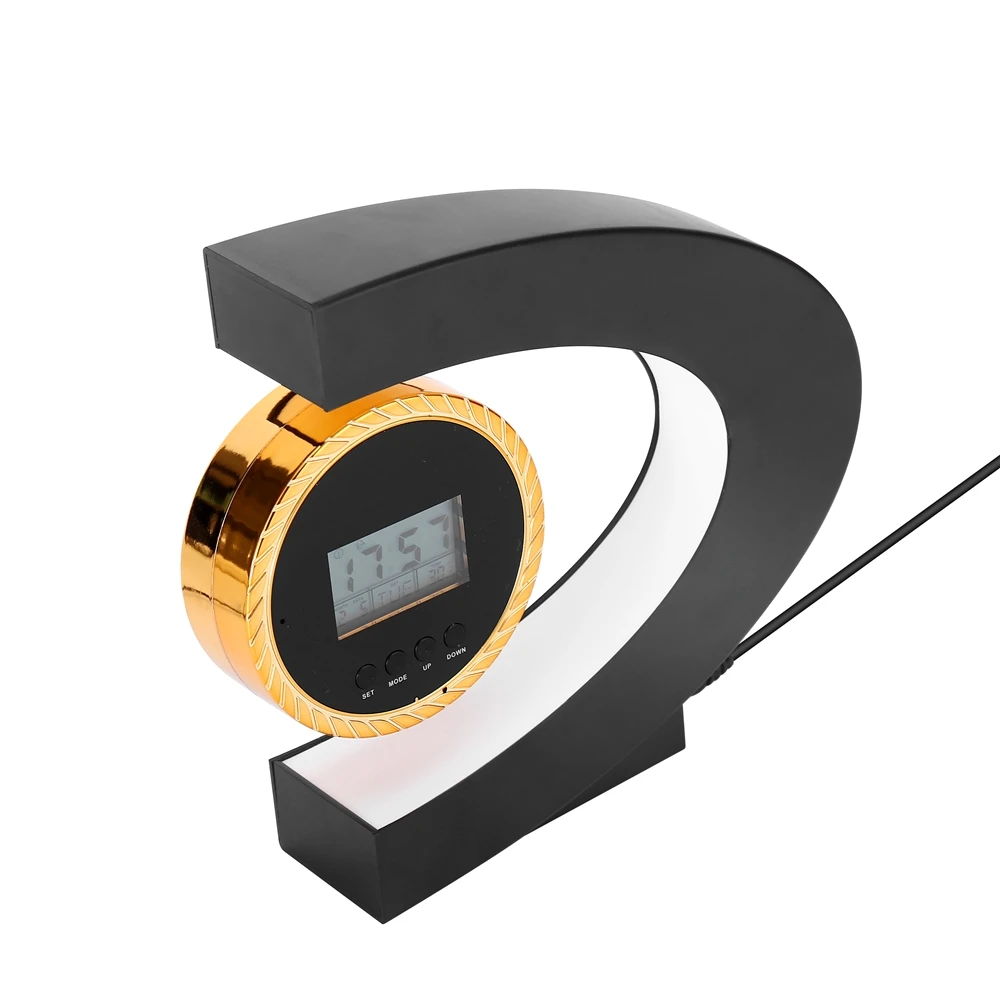 household electrical appliances magnetic levitation plastic crafts floating clock