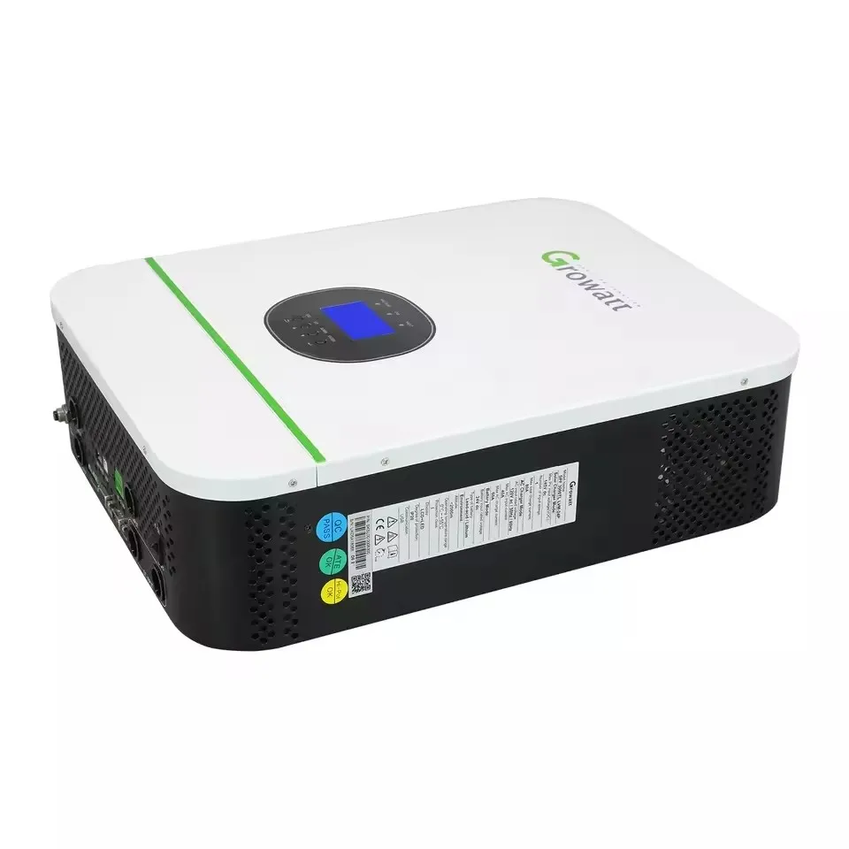 Wholesale 3kw 5kw 6kw 10kw 15kw High Voltage Power Growatt Off Grid Hybrid Solar Inverter for Home Use Solar Inverters 50kw