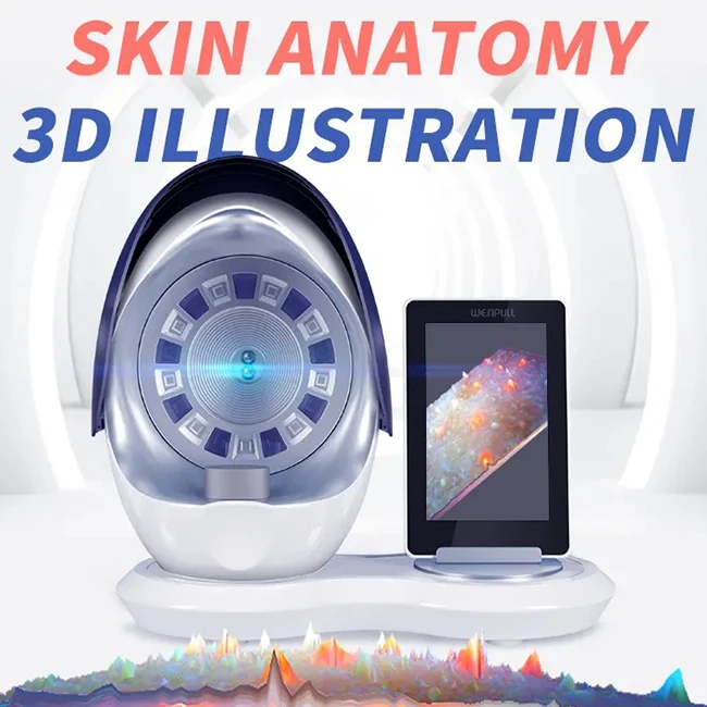 Professional 10 analysis items facial skin analysis machine SA-S10 face scanner skin analyzer