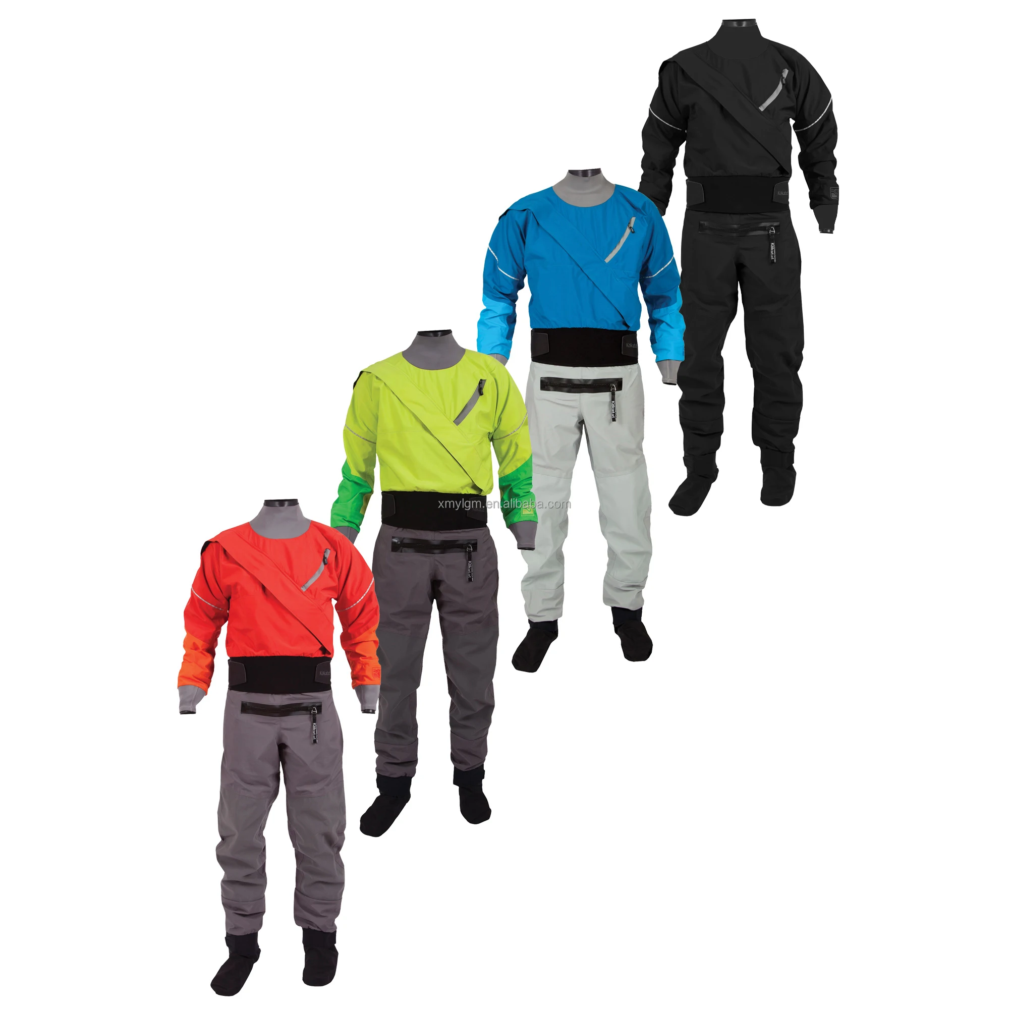 Manufacture Factory Plus Size Freediving Male 3 Layer Drysuits Waterproof Sailing Fishing Watersports Dry Suit for Men