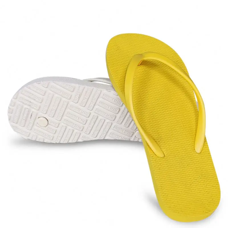 Ladies Beaded PVC Slippers Women Flat Flip Flops Custom Flip Flops