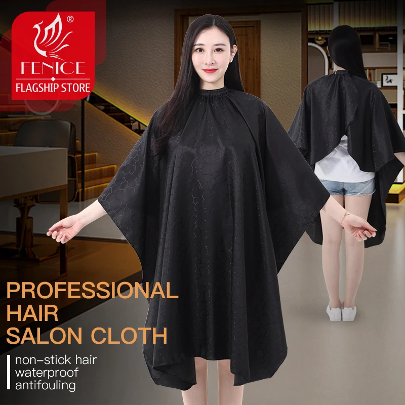 Polyester Fabric Material Hair Beauty Clients Aprons Salon Capes for Barbershop