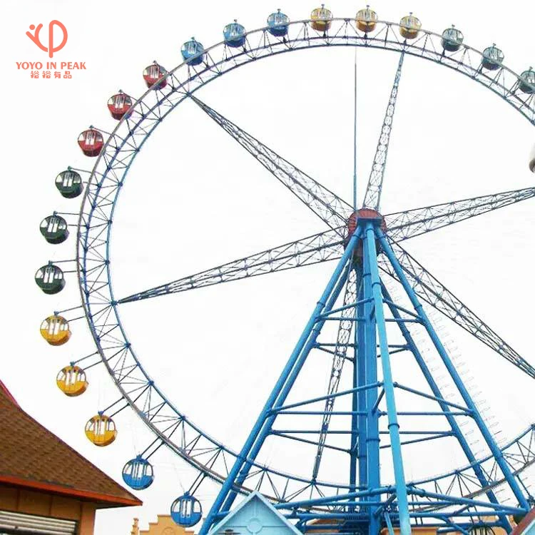 Superior Quality Ferris Wheel Amusement Park Rides 65M Customized Lighting Air Conditioner Huge Antique Giant Ferris Wheel