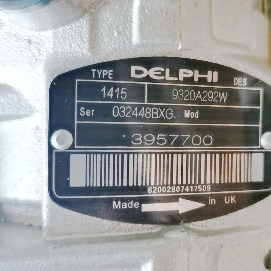 Автозапчасти электрический топливный насос в сборе 9320A292W 3957700 генератор для впрыска дизельного топлива Cummins
