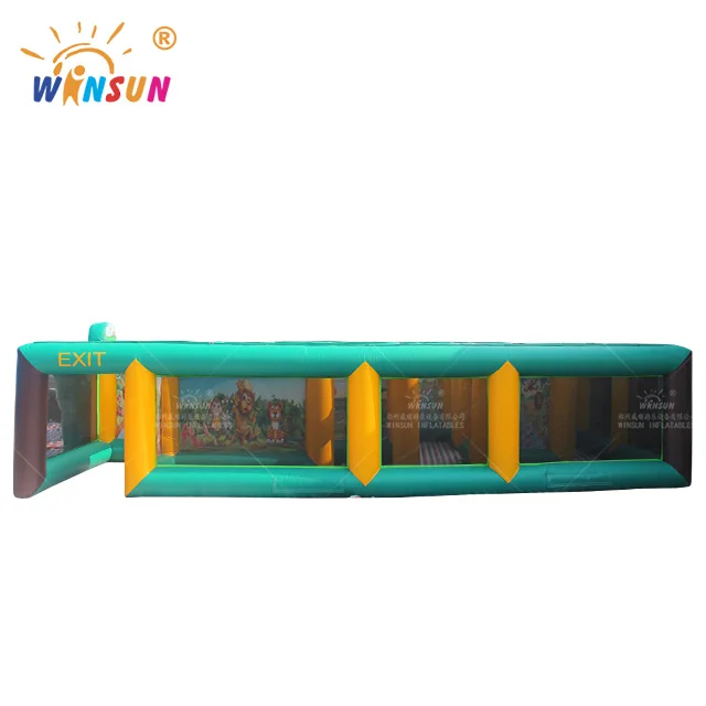 Sport inflatable interactive game Jungle Theme Inflatable Maze obstacle combos commercial inflatable games for event