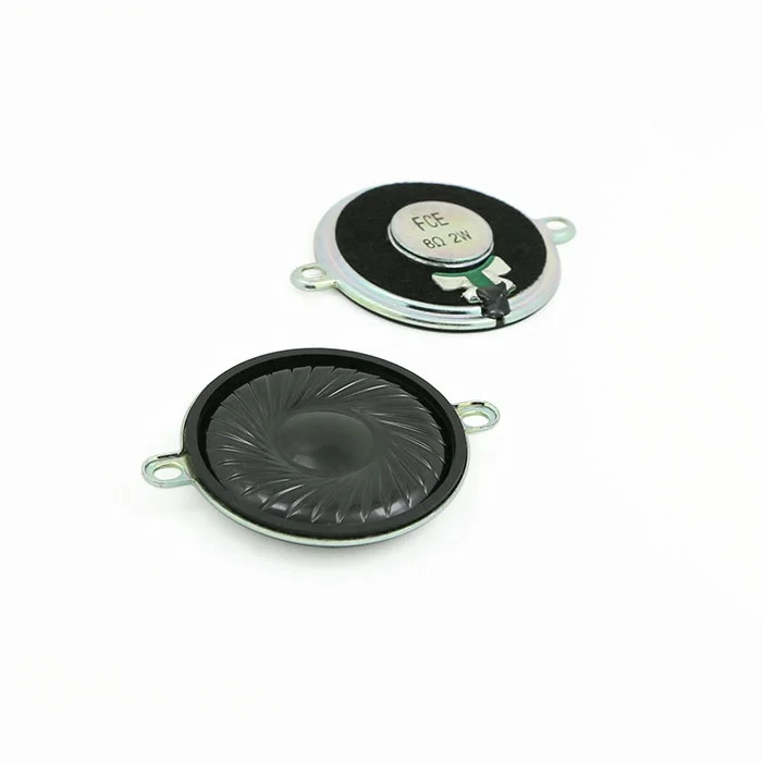 40mm 8ohm 1w tiny compact speaker with two mounting holes