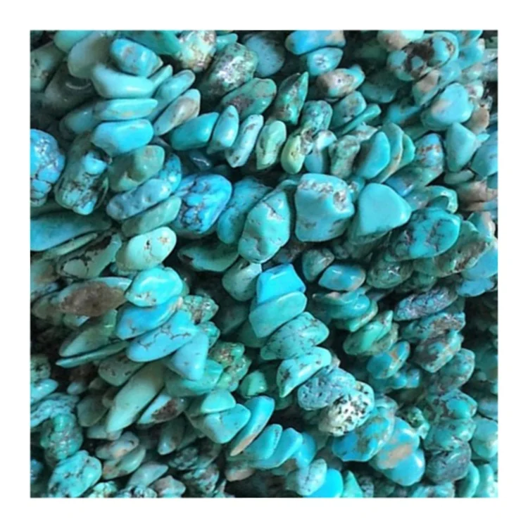 Turquoise chip beads Full strand Turquoise Beads for jewelry sets making