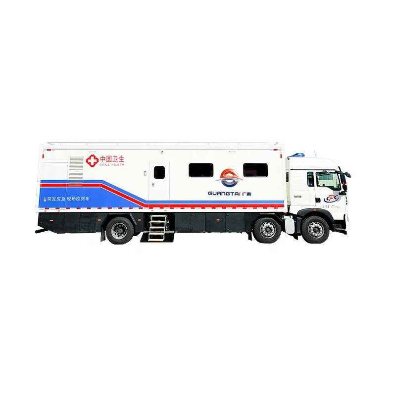  Remote areas mobile on-site laboratory exhaust system