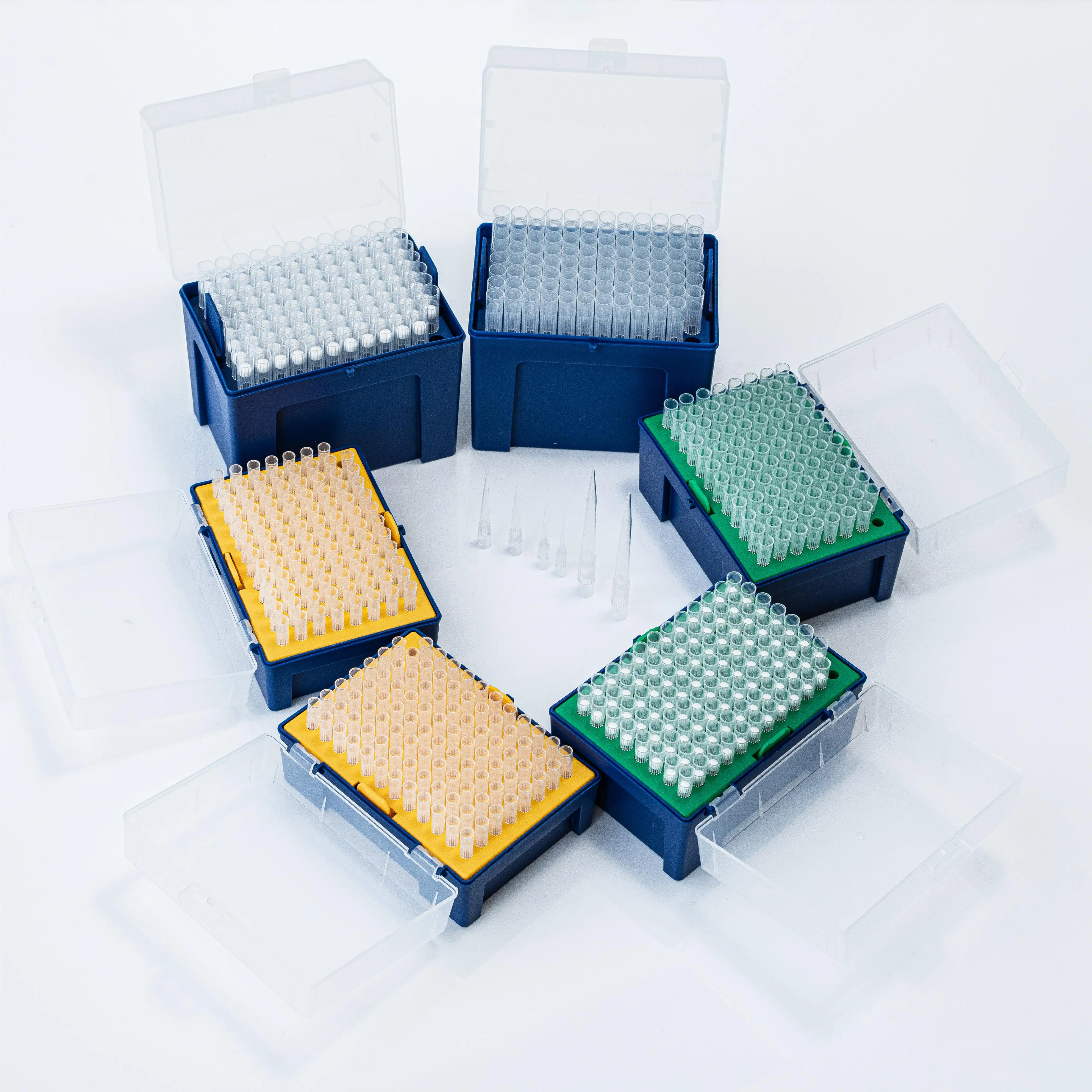 Laboratory Pipettes Wholesale medical consumable plastic R tip clear disposable 20UL pipette tips for LTS