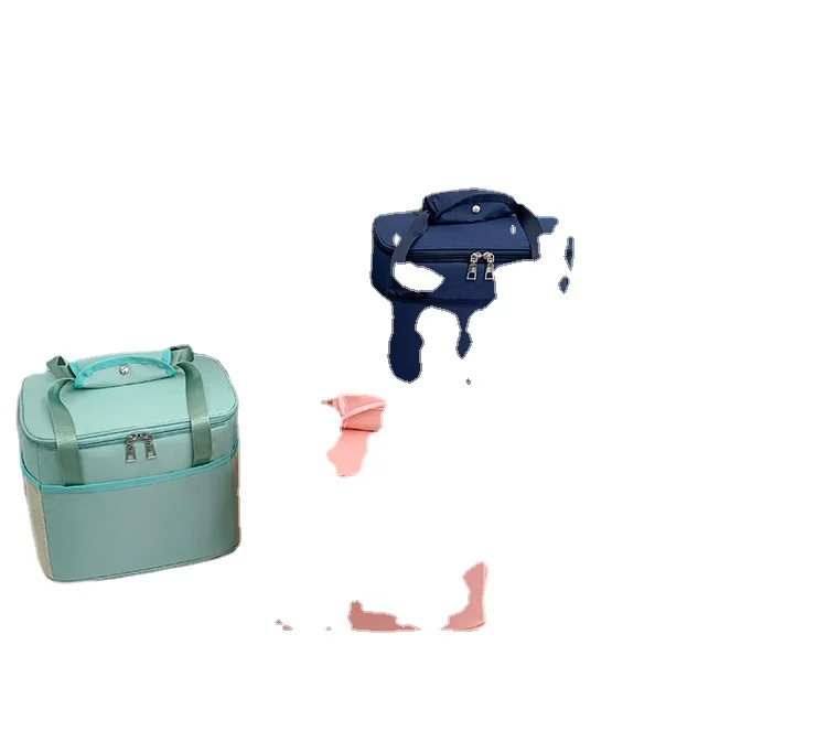 Pure Color Convenient Portable Handbag Fresh-keeping And Heat Preservation Ice Pack Out Of Picnic Bag