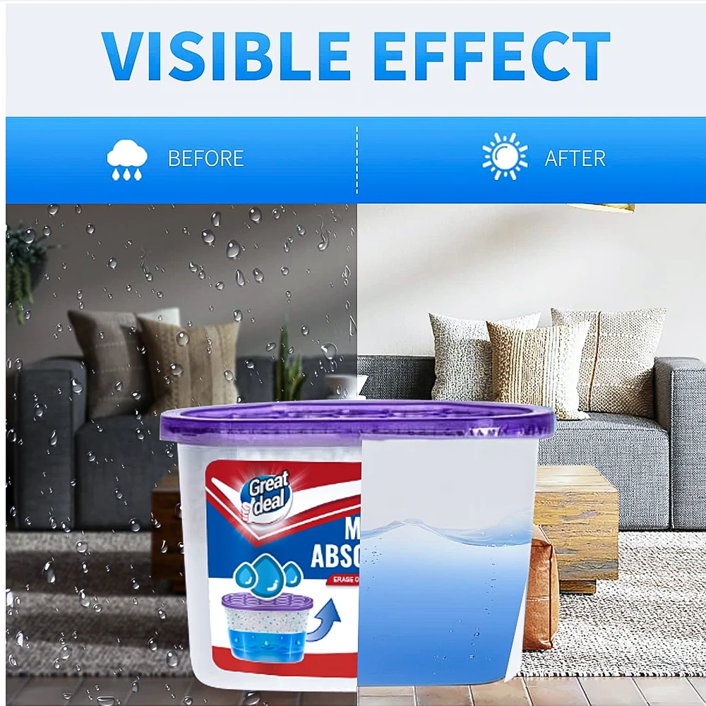 AJYF 500ml Moisture-proof calcium chloride moisture absorber packets for home