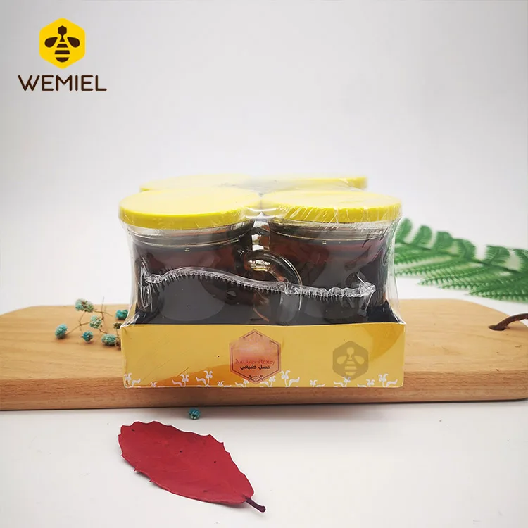 Golden Amber Color 80g Mini Cup Pure Natural Wildflower Honey