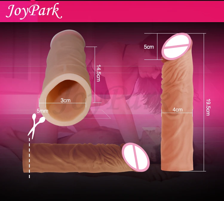  Лидер продаж Amazon многоразовый фаллоимитатор LoveToy презерватив секс-игрушка силиконовый резиновый рукав для пениса