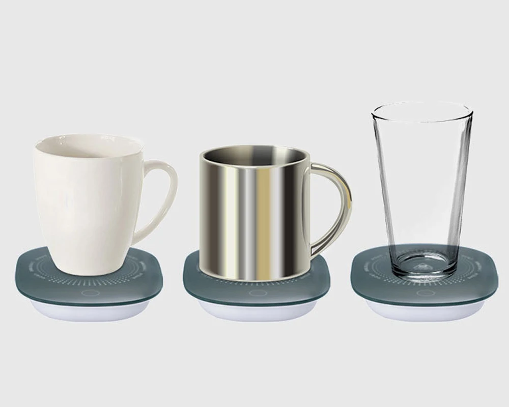New Design Creative USB Cup Heater Coaster Mug Warmer Mat Accept Custom Logo
