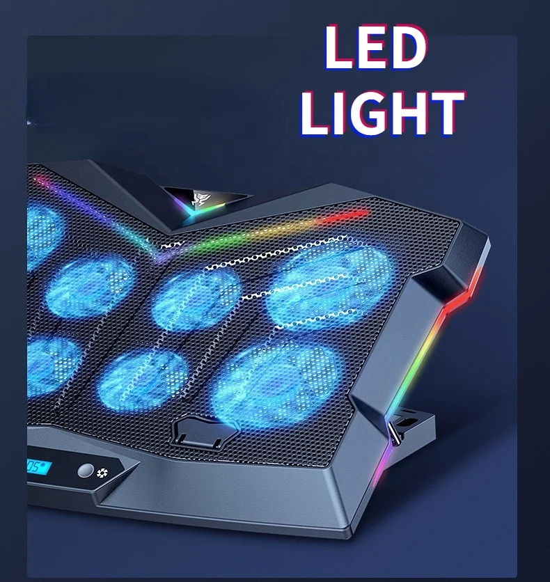 Wholesale 17 inch adjustable desktop tablet laptop notebook cooling laptop stand adjustable cooling pad with cooling fan