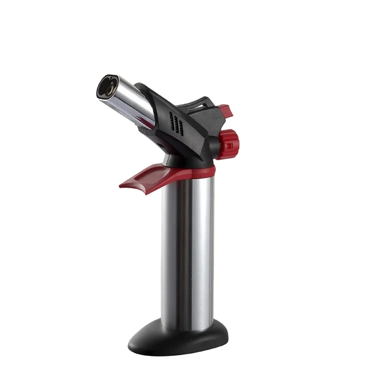 Gf-8761 Refillable Jet Double Flame Lighter Cigarette Kitchen Torch Lighter