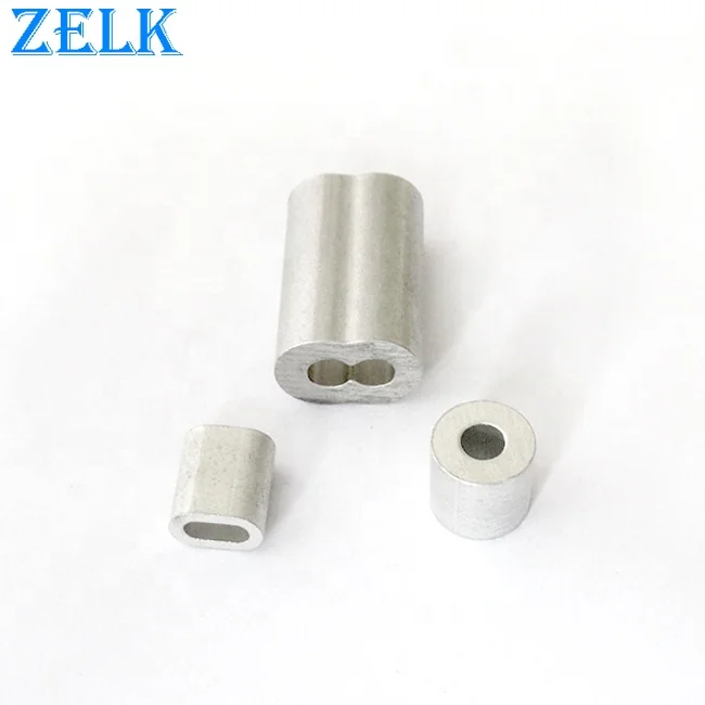 Wire Rope Fitting Aluminum Sleeve Hourglass Aluminum Ferrule
