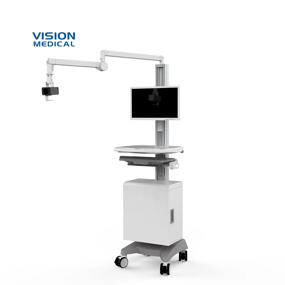 Мобильные тележки Telehealth тележка с дистанционным управлением медицинское оборудование тележка устройство двойной крик