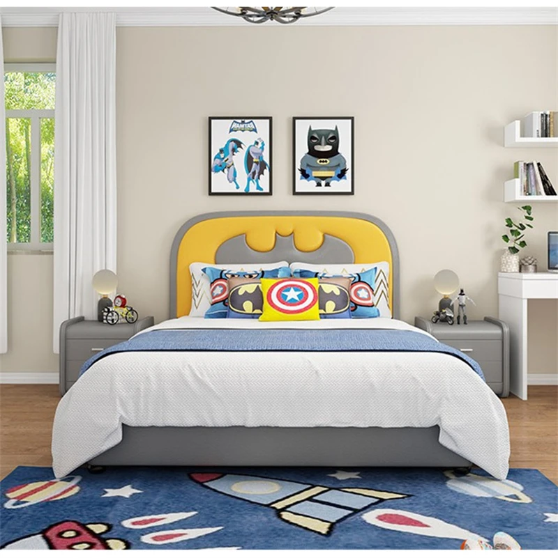 Hot Selling Child Bedroom Set Kids Solid Wood Bed Luxury Children Bed For Kid Room