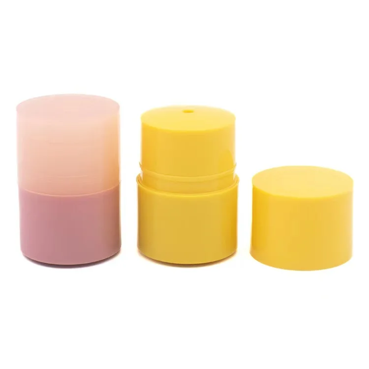 Customized 15g Rotate Lip Gloss Lip Mask Lip Mud Bottle Plastic Blush Stick Solid Balm Deodorant Tube Makeup Container