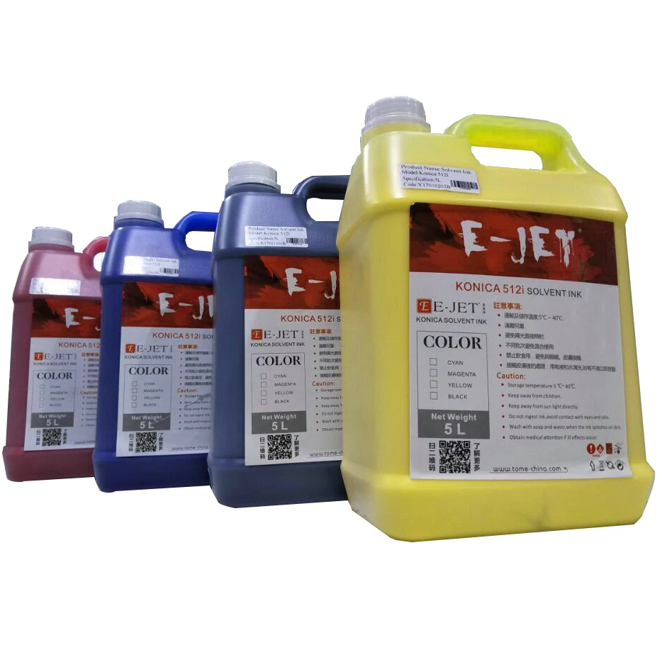 Inkjet digital solvent ink for konica 512i  head 10pl 14pl 15pl 25pl 30pl 35pl 42pl indoor outdoor eco solvent printing inks