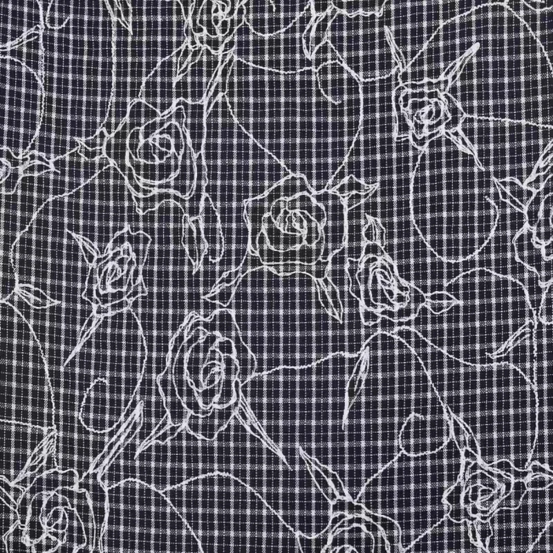 special processed viscose nylon floral printed fabrics elegant dress material fabric for clothing