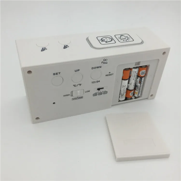 multiple alarm digital smart light table intelligent clock