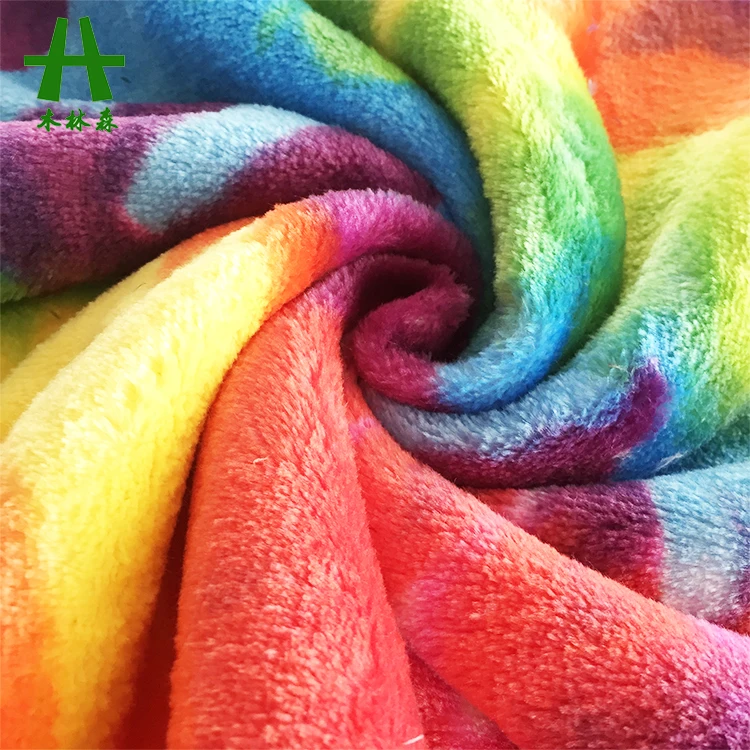 Mulinsen Textile Printed Double Brush 100% Polyester Flannel Fleece Fabric Manufactures