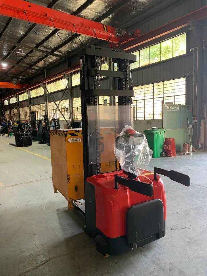 Hot Sale 5000mm Triplex Mast Electric Forklift 2 Ton Walkie Electric Pallet Stacker