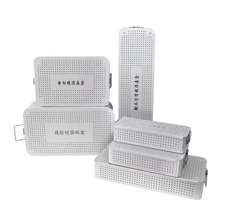 sterilization container tray box laparoscopic for instruments kits 540*250*70