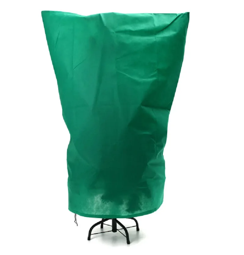 Non Woven Fabric Agriculture Winter Drawstring Plant Cover Plant Protection Cover Bags Frost Protection Bag