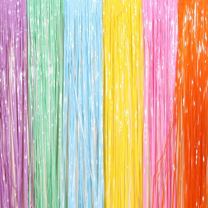 Sequin Wall Backdrop Square Foil Fringe Curtains streamer for Engagement Party Birthday Wedding christening baby shower deco