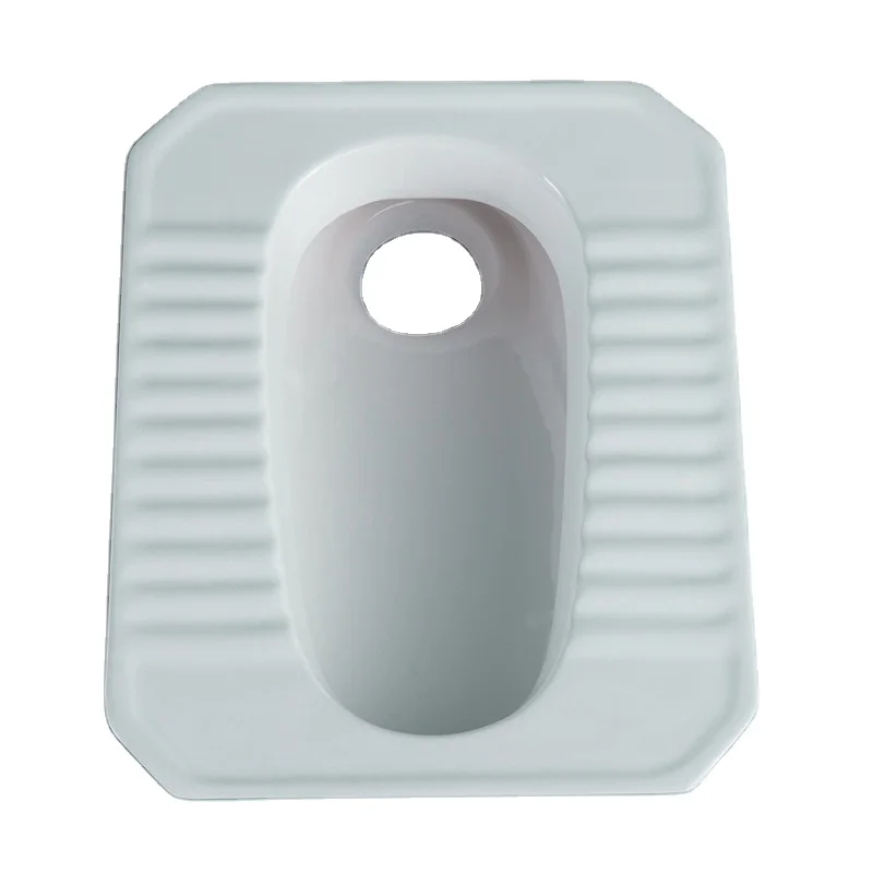 WDSI Bathroom Squatting Pan Toilet Bowl Ceramic Pan Asian Squatting Toilet