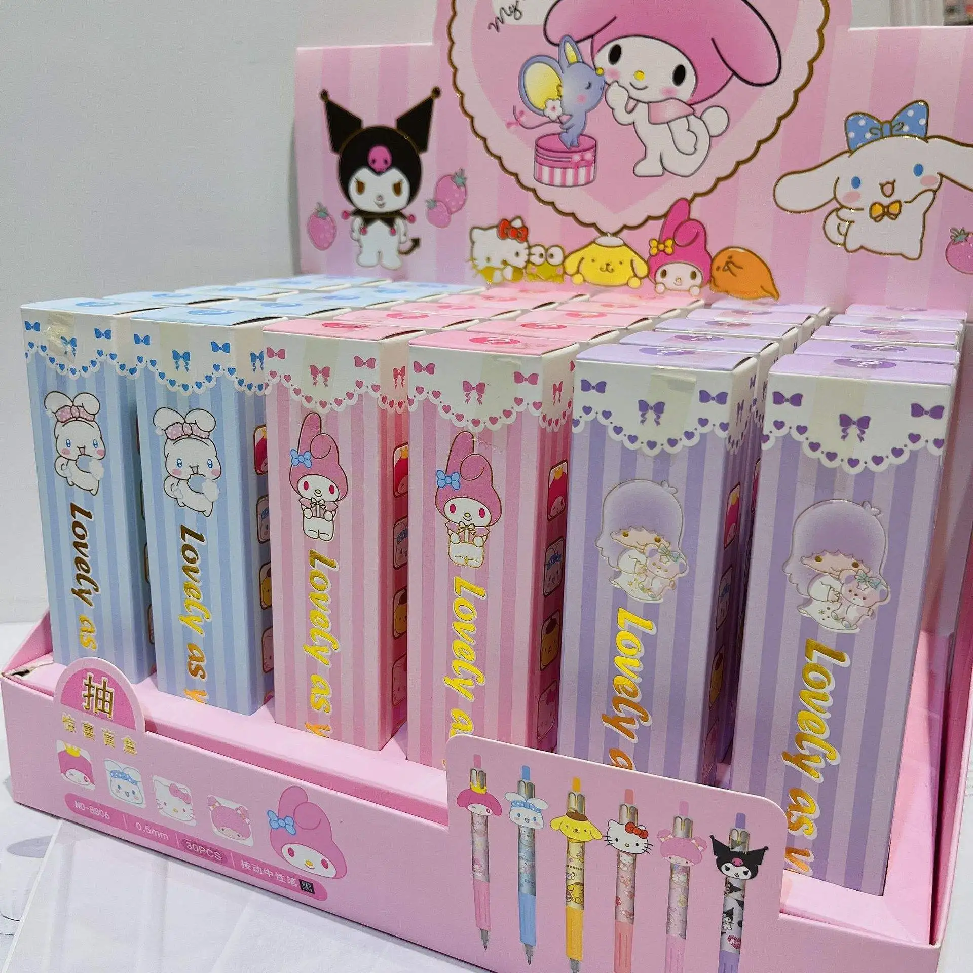 Sanrio мультфильм штора коробка пресса средней и начальной школы прекрасная