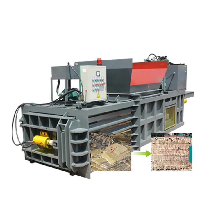 Hydraulic Small Sawdust Metal Plastic Cardboard Baler Compactor Prices Pet Bottle Press Baler Machine For Sale