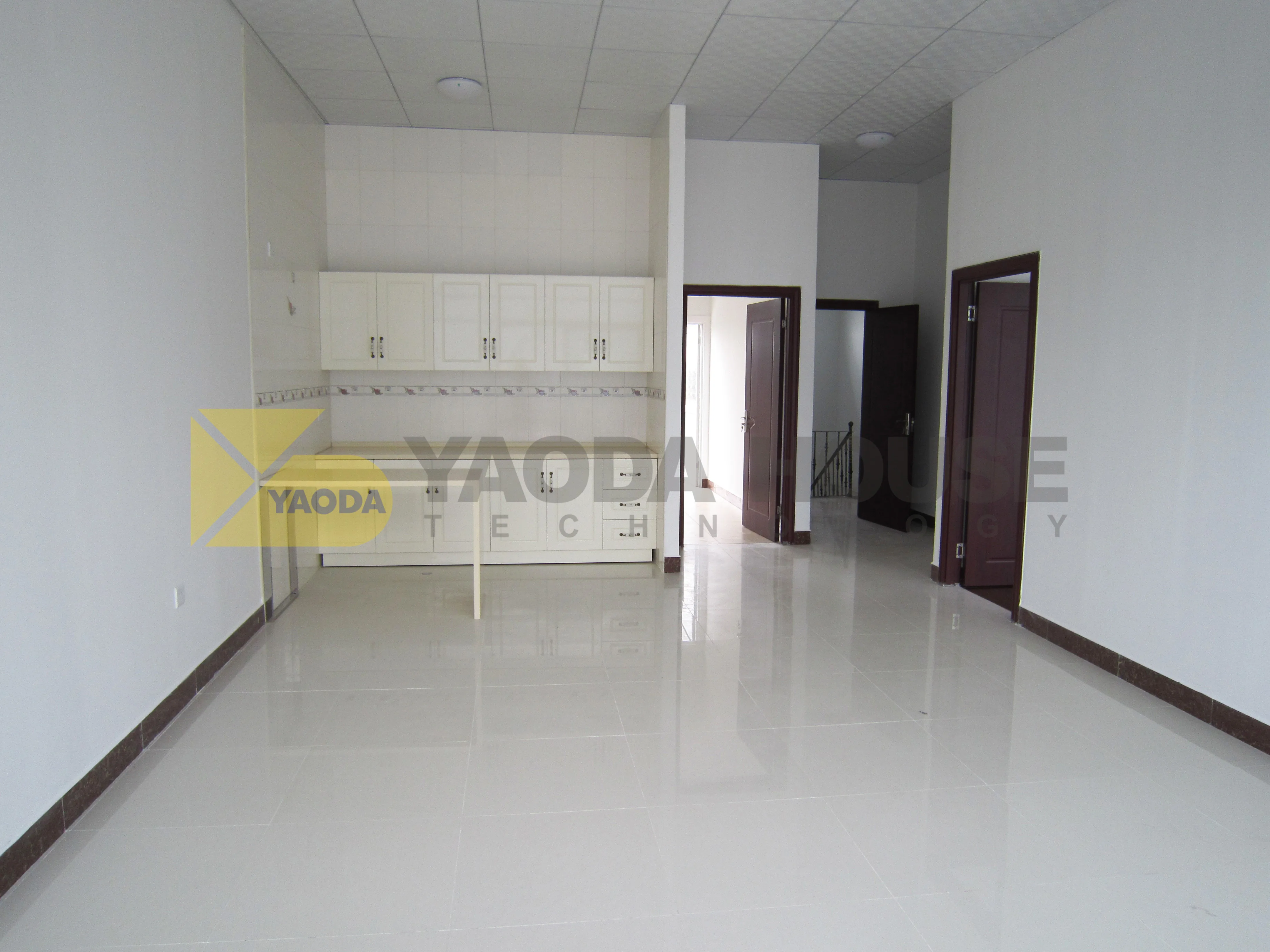 Yaoda Prefabricated Villa Cement Fiberboard Tile Floor With Infrastructure