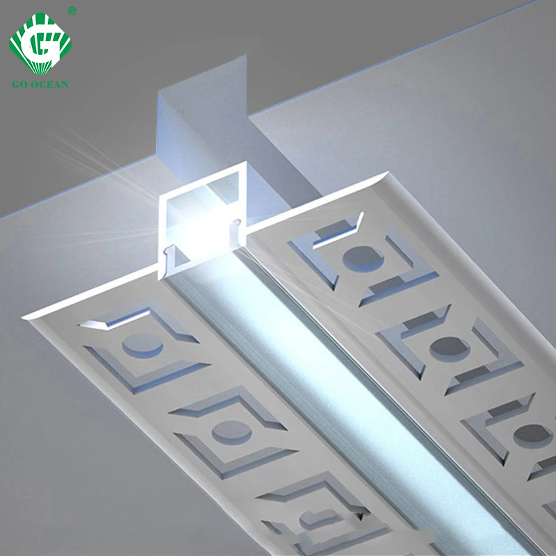 aluminium profile for led lighting strip 1m 2m 3m customizable led aluminum profile channel