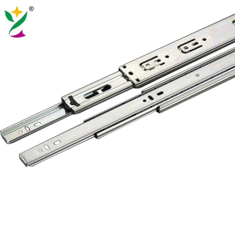 YUXING Full Telescopic Channel Rail Slide Cabinet Drawer Guide 38.5cm Ball Bearing Furniture Drawer Slides