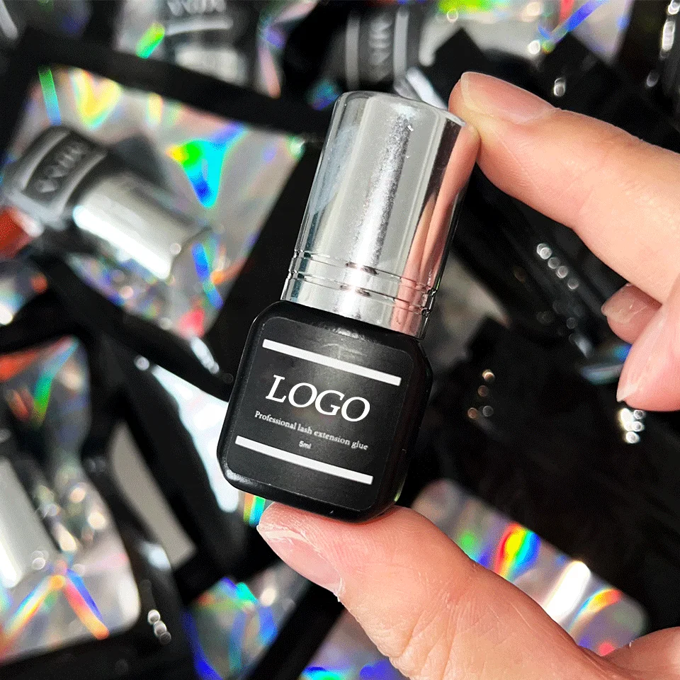 Korean Waterproof Black Eye Lash Extension Glue Wholesale Fast Dry Private Label Eyelash Adhesive Salon Lash Glue