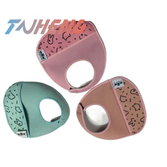 The production of easy to clean waterproof baby bib neoprene material