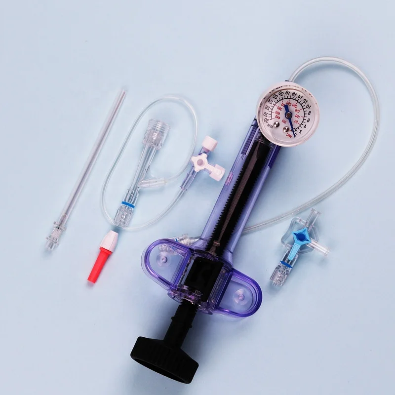 Tianck medical disposable clinical consumable cardiology supply A Type Balloon Inflation Device