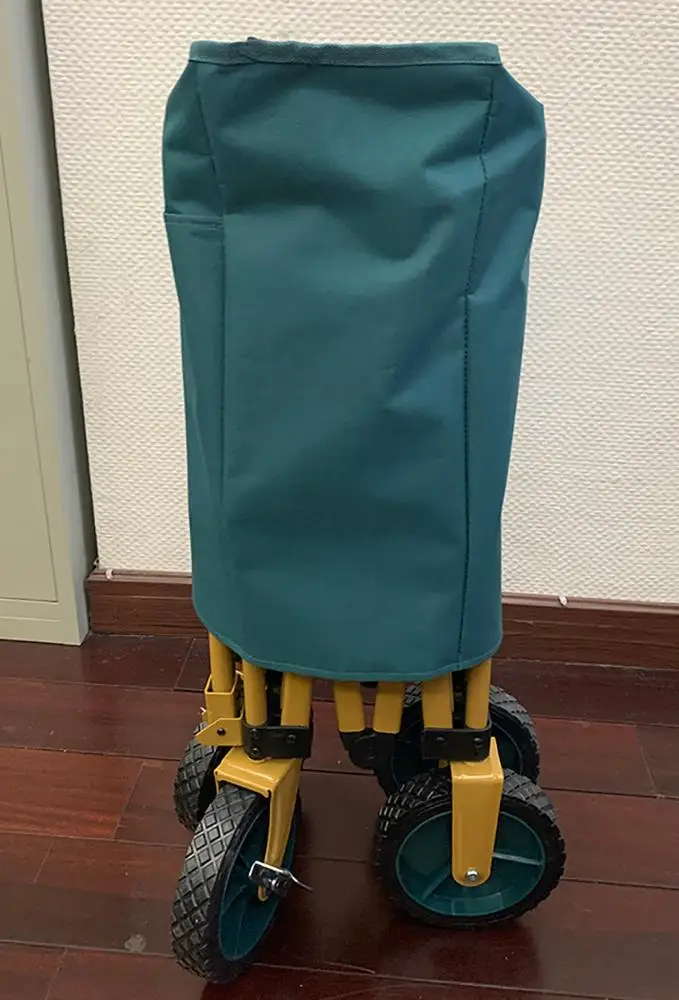 100KG Camping gear collapsible hand wagon heavy duty folding beach wagon  picnic portable garden cart