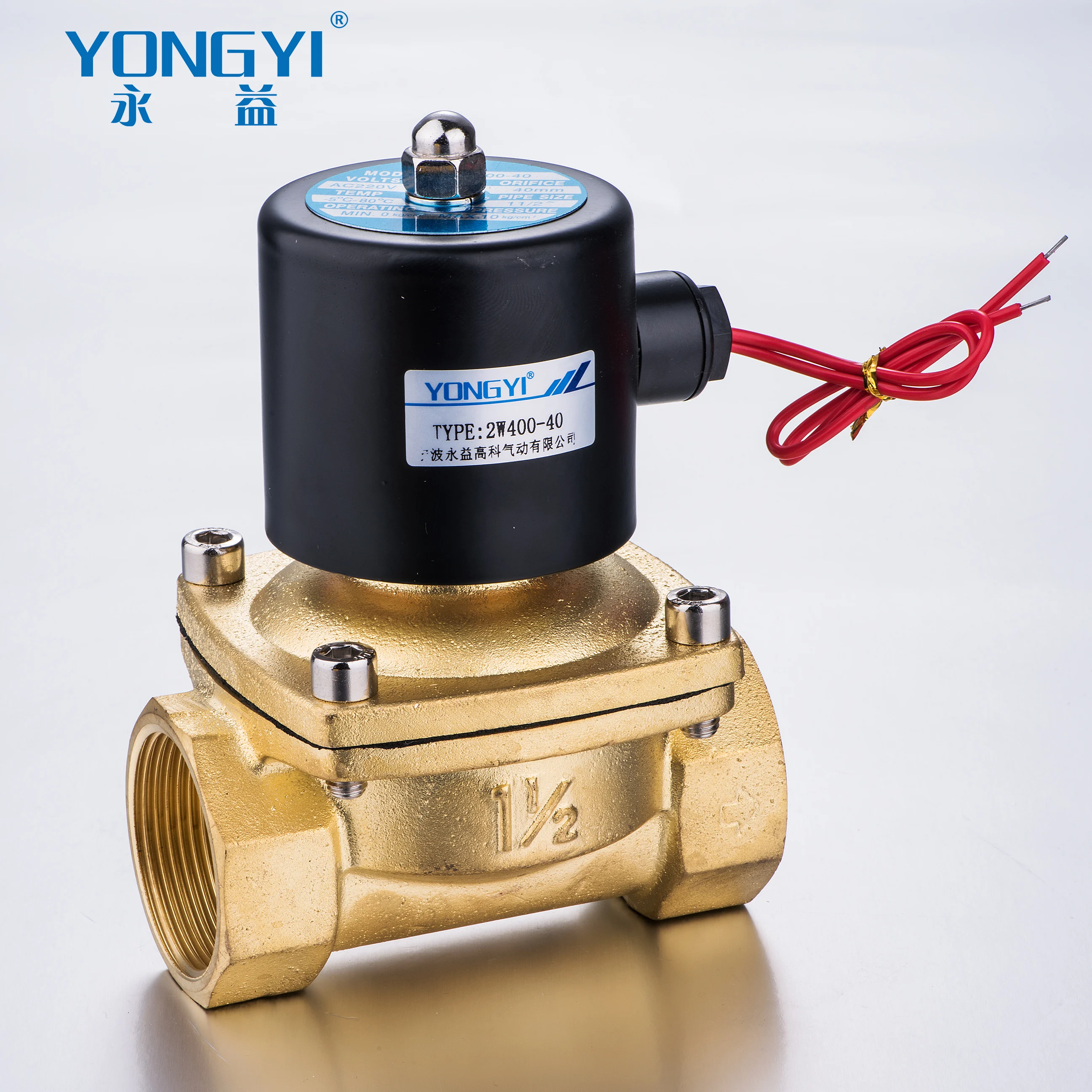 2W Series 2/2 Way Direct-acting high pressure valve Solenoid Valve (Large Aperture) 2W250-25
