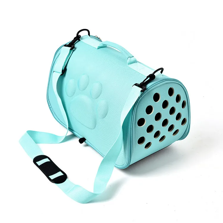 Wholesale pet space warehouse dog bag EVA pet out bag portable diagonal breathable airline approved bag