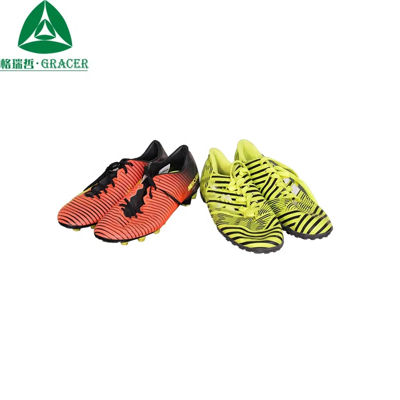 Guangzhou Shoes Suppliers Credential Original Used Soccer Shoes Bales UK (62415631587)