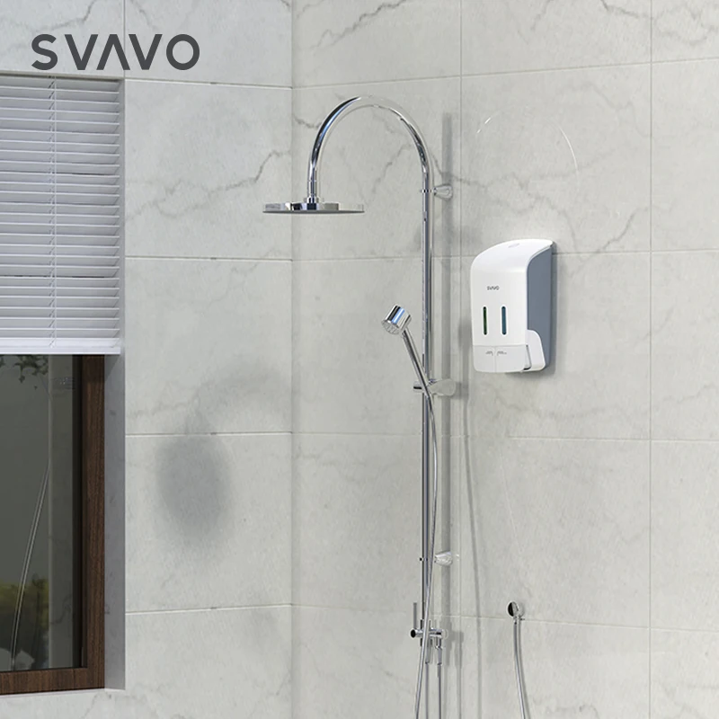 SVAVO Big Volume Manual Liquid Soap Dispenser For Hotel refill bottles shampoo and shower gel dispenser