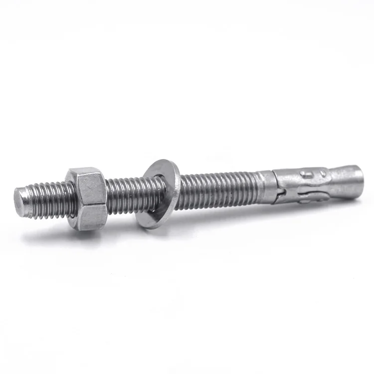 Flat Head Galvanized M12 Anchor Bolts Metal Frame Bolt M20 Steel Din Expansion for Window Door Using